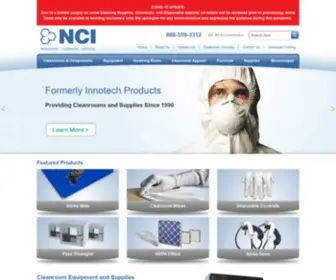 Innotechprod.com(Cleanroom Equipment and Supplies) Screenshot