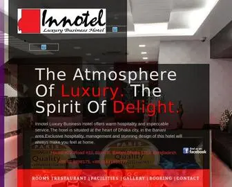 Innotelbatonrouge.com(The Best Business Boutique Hotel in Dhaka) Screenshot