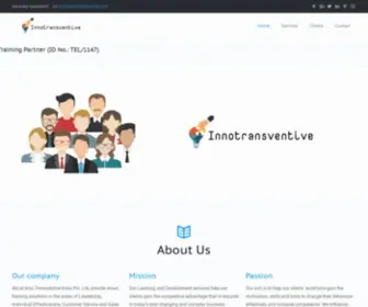 Innotransventive.com(Site is undergoing construction) Screenshot