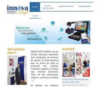 Innova-MA.com(INNOVA SOFT Maroc) Screenshot