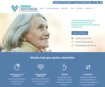 Innovaasistencial.com(Servicios de Asistencia Personal para la Tercera Edad) Screenshot