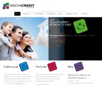 Innovacredit.com(Somos) Screenshot