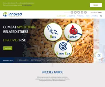 Innovad-Global.com(Innovative solutions for the livestock industry) Screenshot