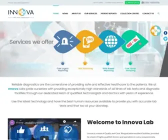 Innovalab.com.pk(Innova Labs and Diagnostics) Screenshot