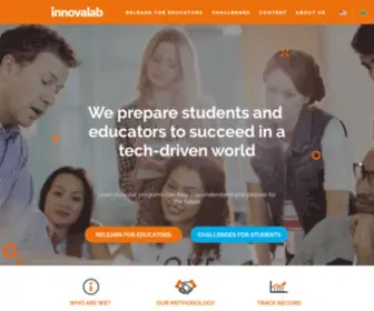 Innovalab.us(Programs for educators & students) Screenshot