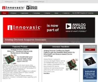 Innovasic.com(Analog Devices) Screenshot