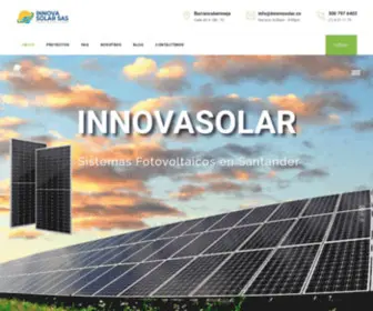 Innovasolar.co(Sistemas fotovoltaicos) Screenshot