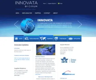 Innovata-LLC.com(Travel Data and Solutions) Screenshot