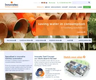 Innovatec.com(Innovatec Hatchery Automation) Screenshot