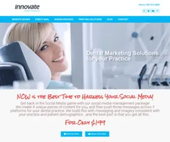 Innovatedentalmarketing.com(Dental Marketing Solutions for Your Practice) Screenshot