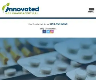 Innovatedmedpharm.com(Innovated Meds Solutions) Screenshot