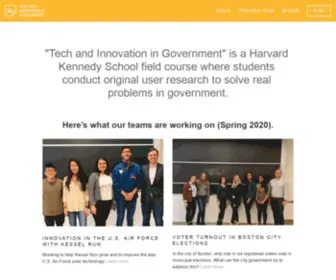 Innovategovernment.org(Tech and Innovation in Government) Screenshot