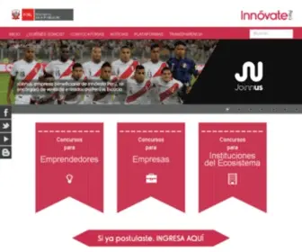 Innovateperu.pe(Innovate Peru) Screenshot