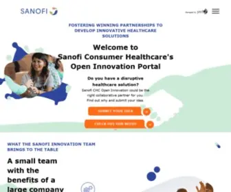 Innovatewith.sanofi(Submit healthcare solution ideas) Screenshot