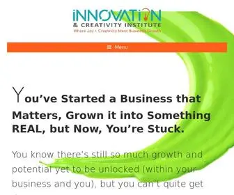 Innovationandcreativityinstitute.com(#1 Life) Screenshot