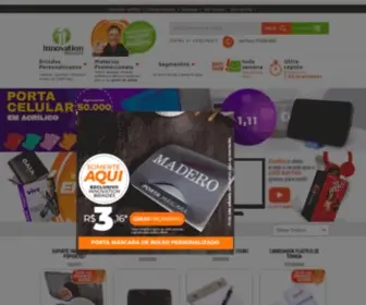 Innovationbrindes.com.br(Innovation Brindes a maior empresa de Brindes Personalizados Promocionais) Screenshot