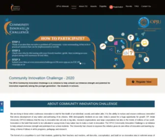 Innovationchallenge.in(COMMUNITY INNOVATION CHALLENGE) Screenshot