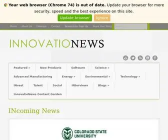 Innovationews.com(News of innovation in Colorado) Screenshot