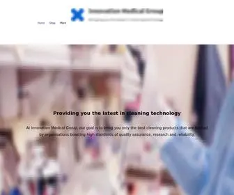 Innovationmedicalgroup.com.au(Hand sanitiser) Screenshot