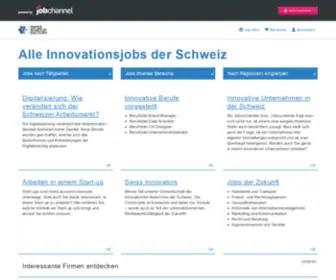 Innovations-Jobs.ch(Alle Innovationsjobs der Schweiz) Screenshot