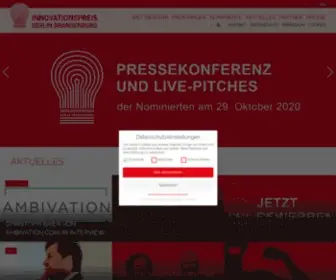 Innovationspreis.de(Innovationspreis Berlin Brandenburg) Screenshot