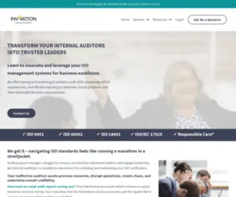 Innovationtrainer.com(ITCI makes ISO management systems work for you and) Screenshot