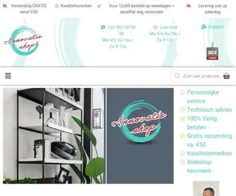 Innovatis-Shop.be(Uw expert in verf en behang) Screenshot