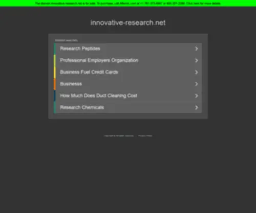 Innovative-Research.net(Best Prohormones) Screenshot
