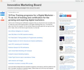 Innovativeboard.com(Innovative Marketing Board) Screenshot