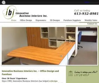 Innovativebusinessinteriors.ca(Innovative Business Interiors Inc) Screenshot