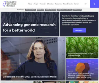 Innovativegenomics.org(Innovative Genomics Institute (IGI) at UC Berkeley and UCSF) Screenshot
