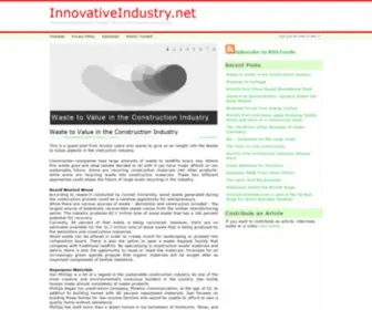 Innovativeindustry.net(The objective of this blog) Screenshot