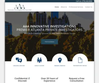 Innovativeinvestigations.net(Atlanta Private Investigators and Detectives) Screenshot