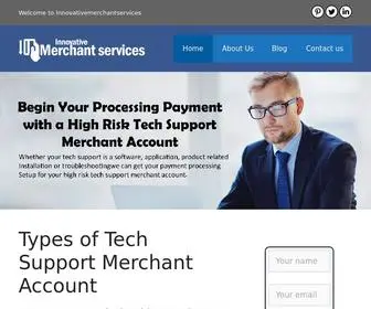 Innovativemerchantservices.com(High Risk Tech Support Merchant Account & Payment Processing) Screenshot