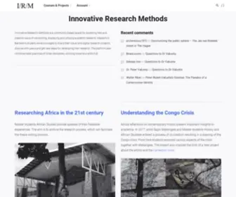 Innovativeresearchmethods.org(Innovative Research Methods) Screenshot