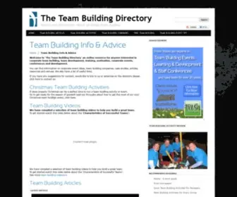 Innovativeteambuilding.co.uk(The Team Building Directory) Screenshot