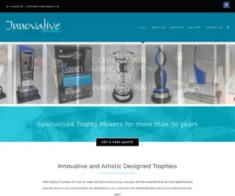 Innovativetrophies.co.za(Innovative and Artistic Designed Trophies) Screenshot