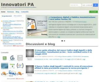 Innovatoripa.it(Innovatori PA) Screenshot