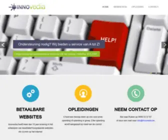 Innovedia.be(Specialist in webdesign) Screenshot