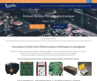Innovel.fr(Bureau d'études électronique à Lyon) Screenshot