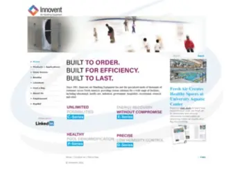 Innoventair.com(Innovent Custom Air Handling Equipment) Screenshot