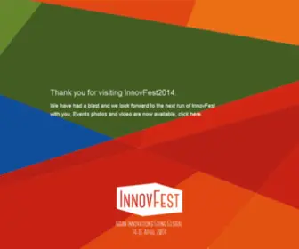 InnovFest.sg(InnovFest 2014) Screenshot