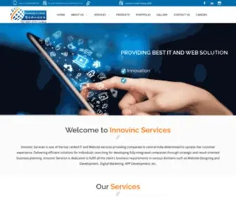 Innovinc-Services.com(Leading IT & Training Company) Screenshot