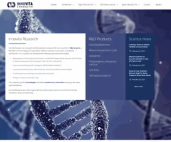 Innovitaresearch.com(Anti-aging, immunotherapy, regenerative medicine) Screenshot