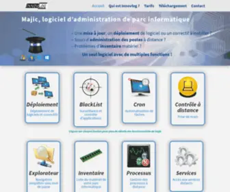 Innovlog.fr(Majic : Logiciel d'administration à distance et gestion de parc informatique) Screenshot