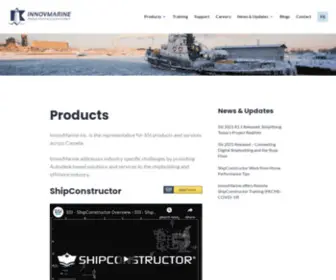 InnovMarine.com(Marine business consultants Expertise in shipbuilding lifecycle) Screenshot