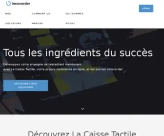 Innovorder.fr(Leader des solutions de digitalisation de la restauration) Screenshot