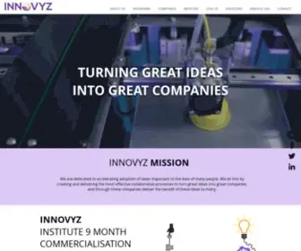 Innovyz.com(Commercialisation) Screenshot