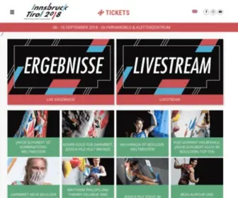Innsbruck2018.com(Die Kletter) Screenshot