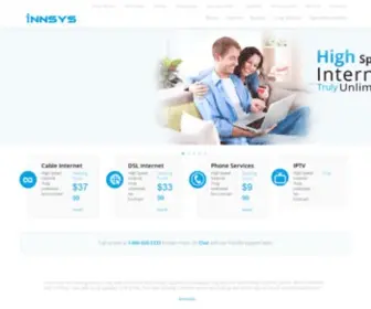 Innsys.ca(Internet Service Provider (ISP)) Screenshot